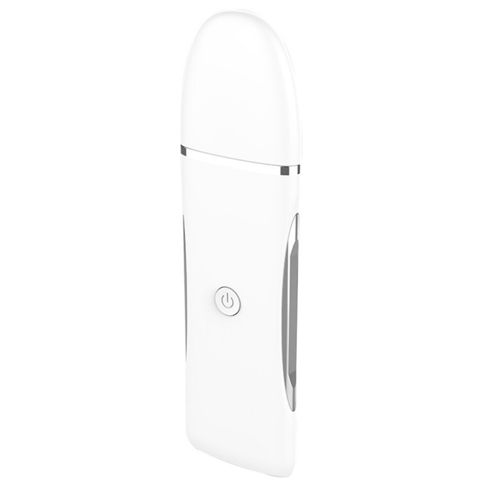 Ultrasonic Skin Scrubber Deep Face Cleaning Machine Peeling Shovel Facial Pore Cleaner Face Skin Scrubber Lift Machine: White