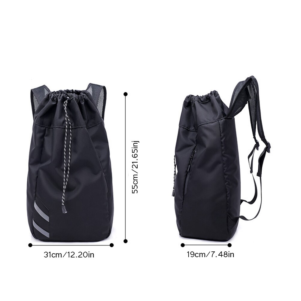 Waterdichte Grote Capaciteit Basketbal Voetbal Trekkoord Gym Rugzak Outdoor Sporttas Voor Gym Sport Workout Grote Zak #40