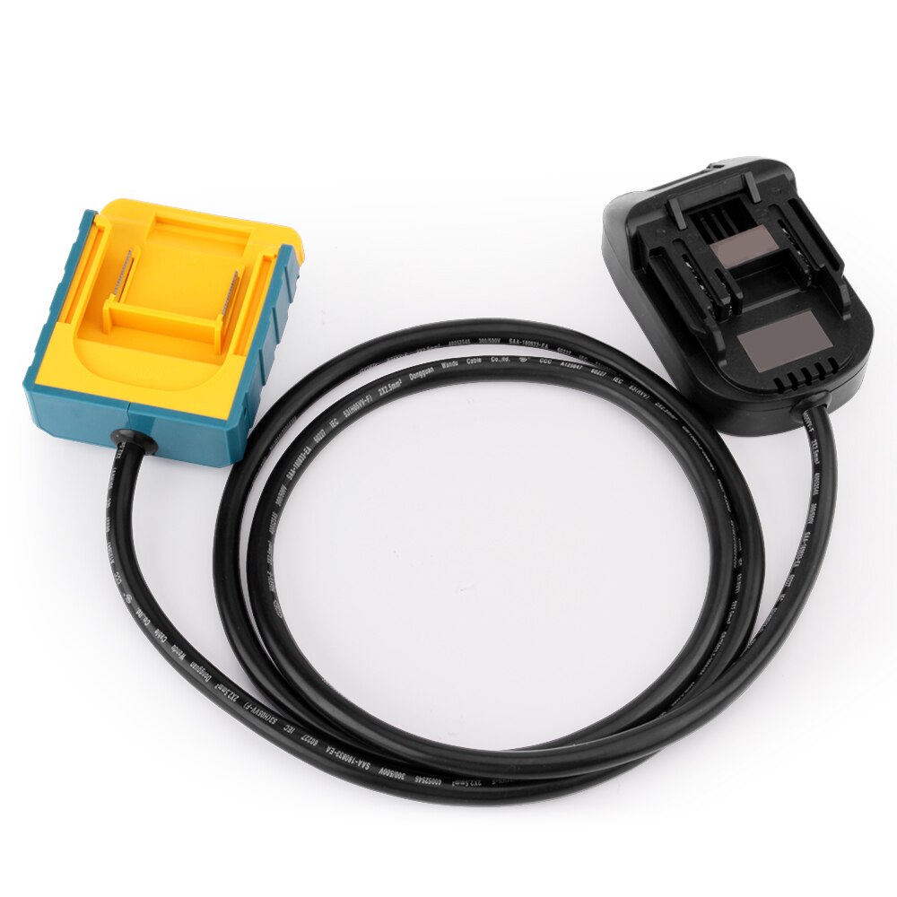 For Makita Battery Adapter Cord Tools Portable Battery Extension Cable For DEWALT 18v 20v max