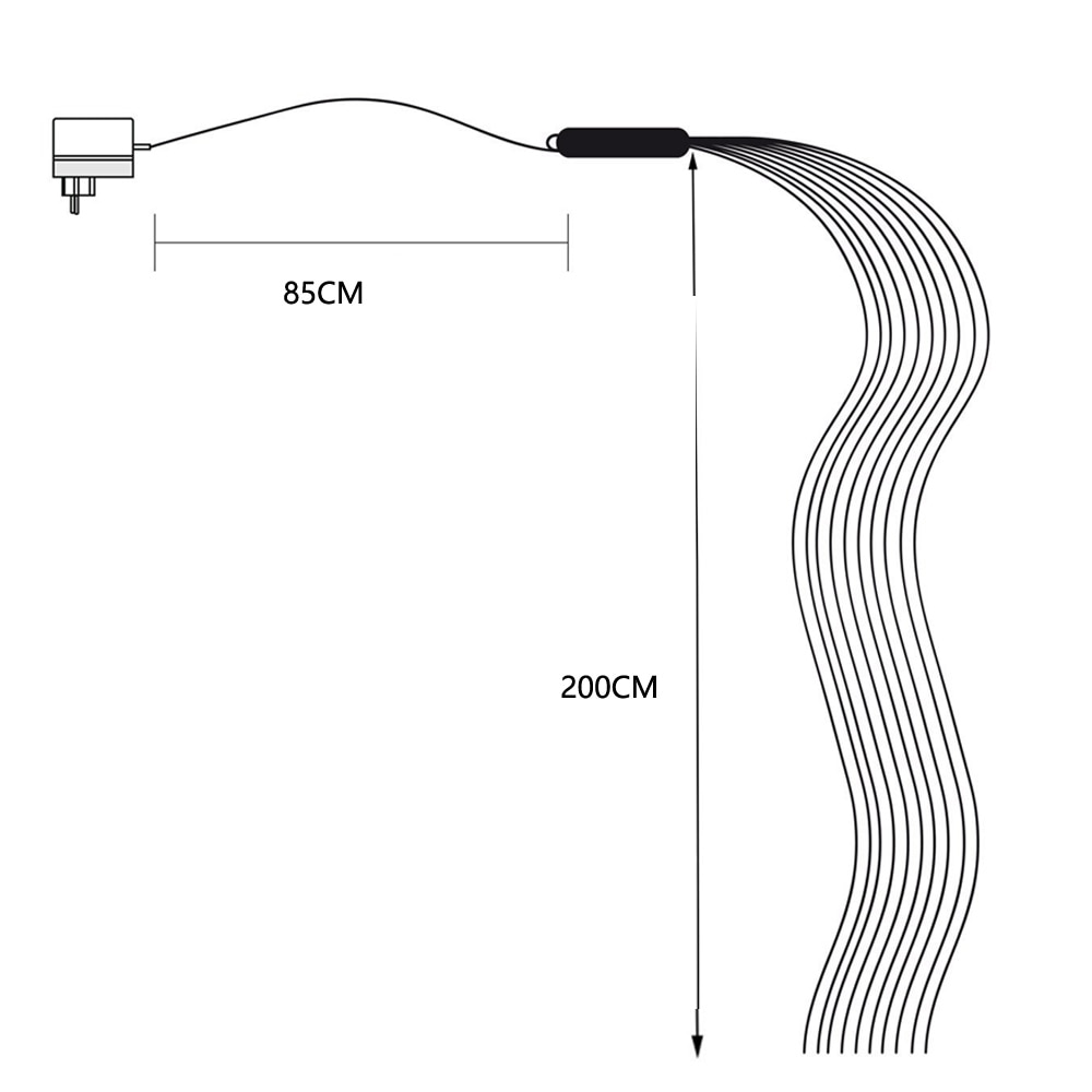 600 LEDs Vines lights Copper Wire Branch lights led fairy string lights Plug-In Adapter Cafe Christmas Wedding Party Decoration