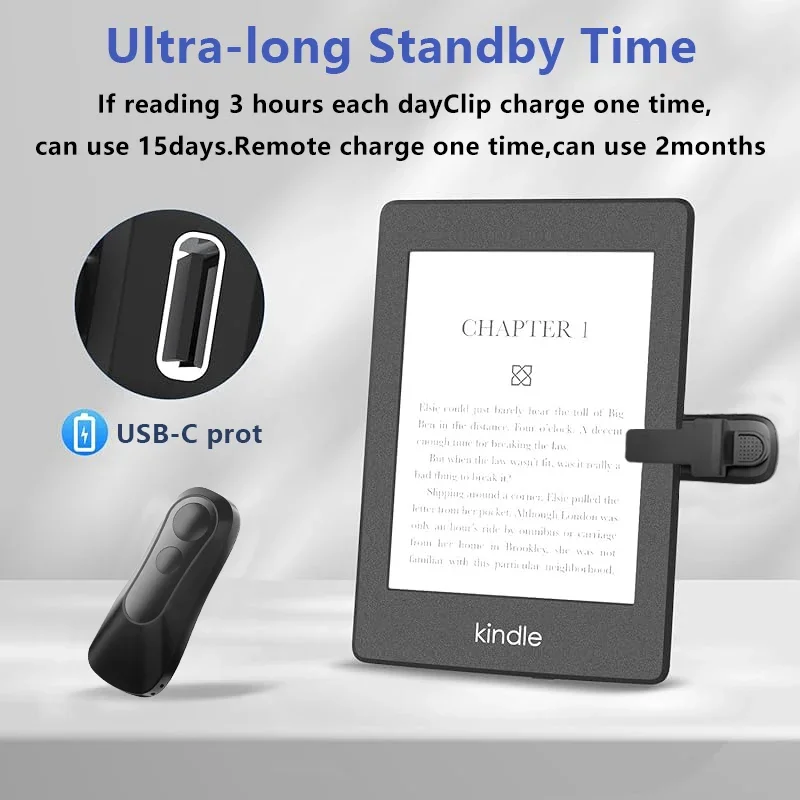 Zdalnie sterowany przewracacz stron dla Kindle Paperwhite Oasis Kobo eReaders Kamera Nagrywanie wideo Przewracanie stron Clicker Czytanie powieści
