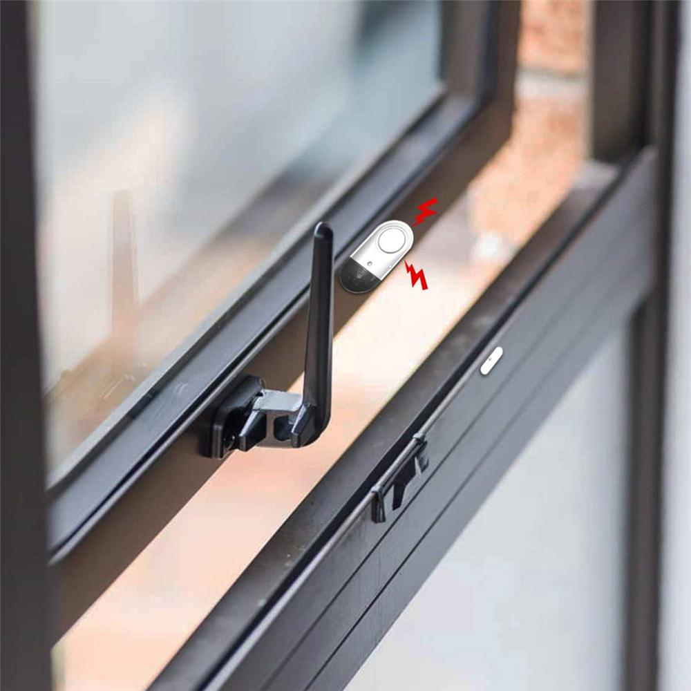 Deur- en raamalarm 2 stuks draadloze magnetische sensor voor thuisbeveiliging, anti-diefstal, ultradun 45 jm 13
