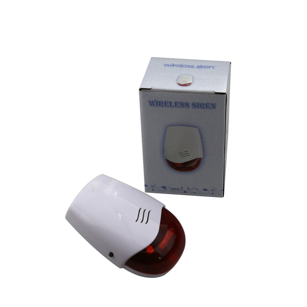 Manufacturers supply household wireless sound and light alarm 433/315 sound and light siren 220V alarm light anti-theft alarm