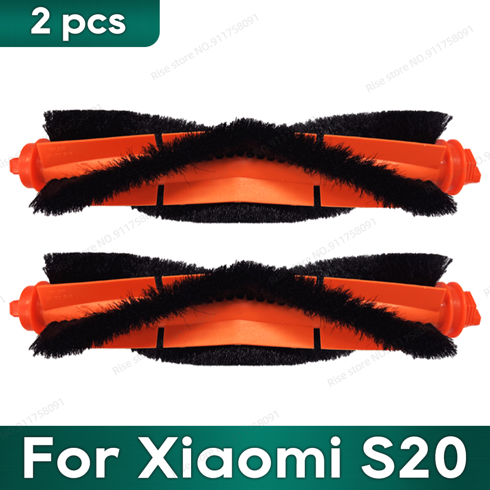 Compatibel voor Xiaomi S20 (D106) Accessoires Hepa Filter Hoofdrolborstel Mop Doek Reserveonderdelen: Donkergrijs