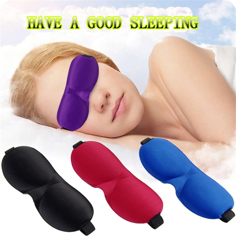 3D Eye Mask Sponge Shade Nap Cover Blindfold Mask Eyeshade Sleep Masks for Sleeping Travel Relax Aid Blindfolds woman man girl