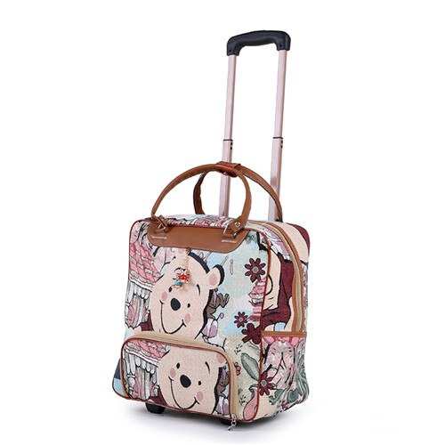 Chengzhi Mode Vrouwen Trolley Strepen Bagage Rollende Koffer Casual Reistas Op Wielen: 3