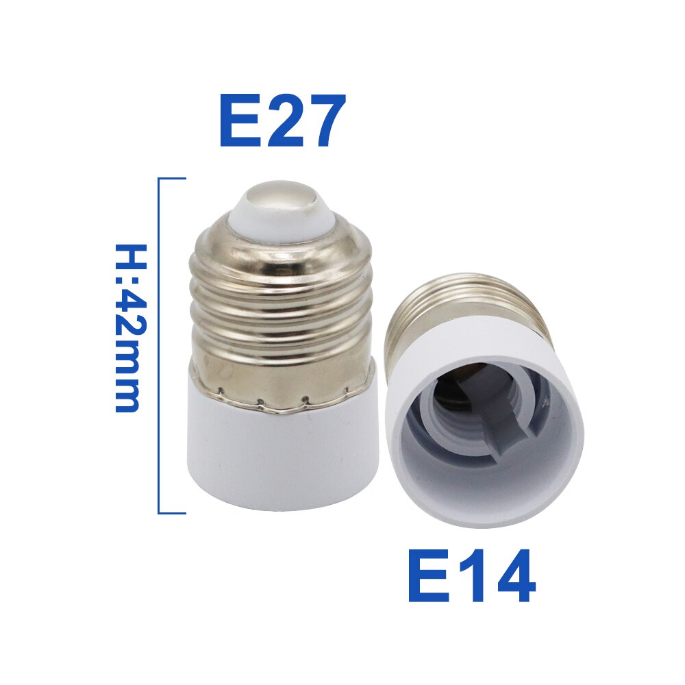 2pcs/lot GU5.3 MR11 MR16 G4 Lamp Holder Converter E27 T5 T8 2G11 Lamp Base E40 E14 B22 Light Socket Adapter US EU Plug For LED: Ivory
