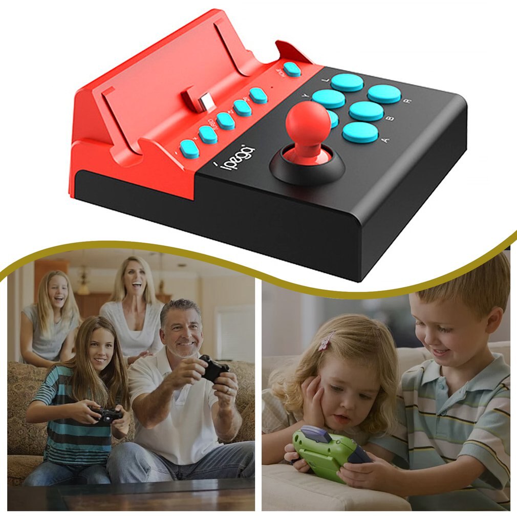 Mini Handvat Game Joystick Voor Schakelaar Gladiator Joystick Gastheer Plug En Spelen Met Herhalen Game Rocker