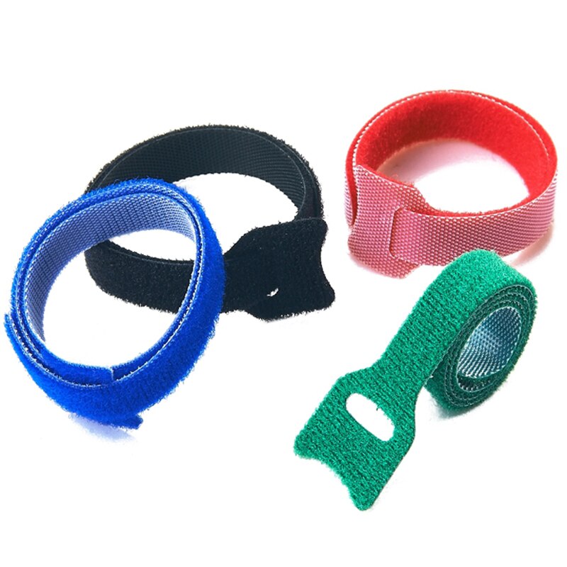 10 pcs/lot 15*0.2cm Nylon Cable Ties Cute Cat Color Loop Cable Tie Multifunction Straps Fastener Reusable Magic Tape