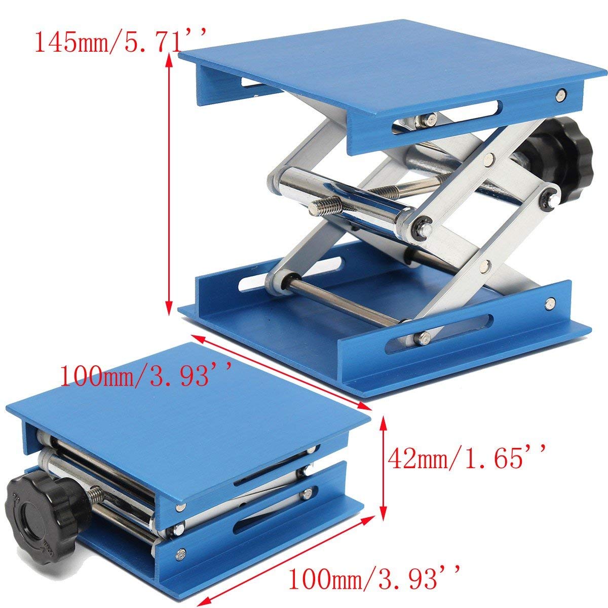 Aluminium Laboratorium Jack Schaarlift Platform Opvouwbare Lifting Tafel Pad Hoogte Controle Ideaal Houtbewerking Machines Onderdelen