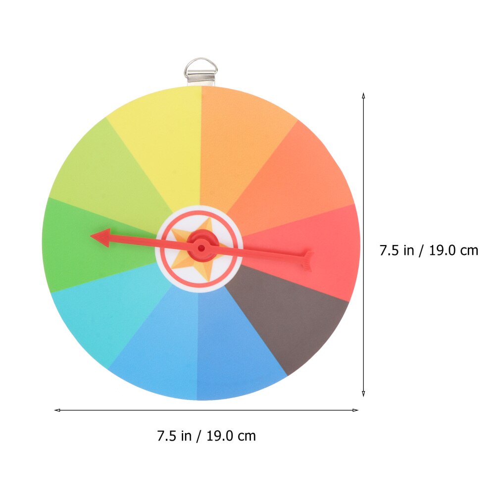 1 uppsättning draghjulssatser för undervisningsaktiviteter roterande rekvisita roligt spinnhjul
