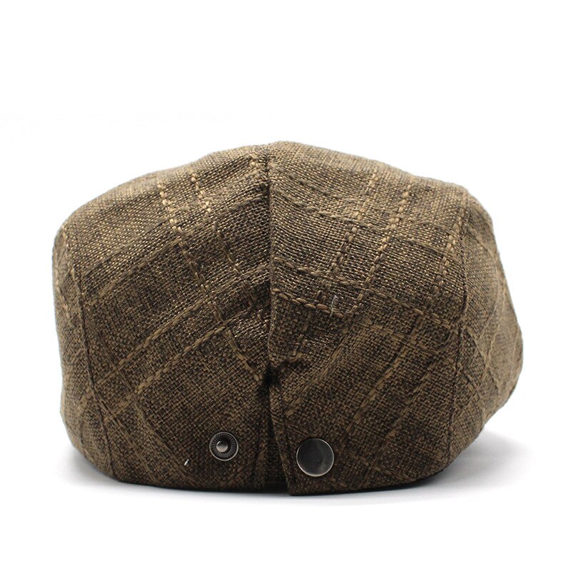 Casquette béret unisexe, chapeau plat, taille ajustable, modèle décontracté en maille, tissu aéré pour l'été, coloris unis, pour les hommes et les femmes