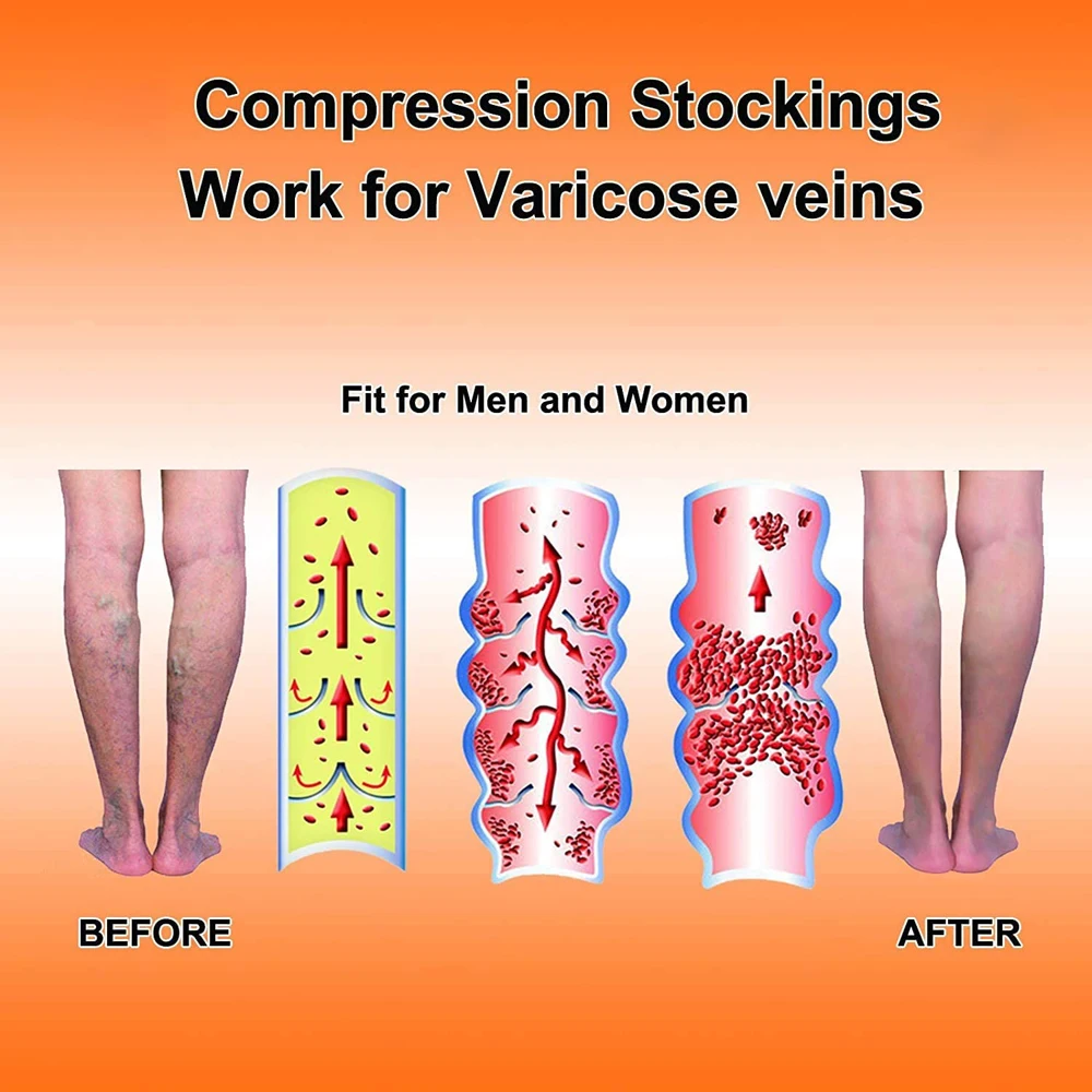1Pair Calf Compression Sleeve Leg Compression Sock Calf & Shin Support Relieve Calf Pain for Swelling Shin Splints Knee Sleeve