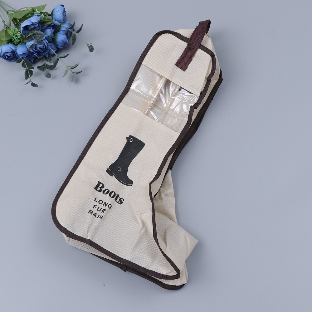 Travel Boots Storage Bag Non-woven Fabric Boots Dust Cover Protector Bag Under Bed Wardrobe Organizer for Cowboy Boots Snow Boot