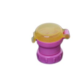 1pc draagbare flessen voor kinderen, morspreventie, rietje, afdekking voor kranen, rietje  la678129 2 kleuren: Roze