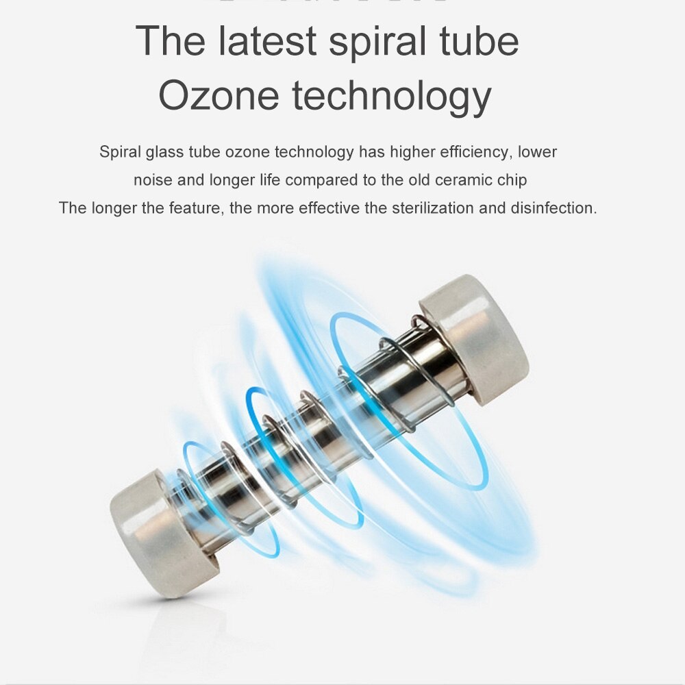 8W UV Ozone Sterilizer Disinfection Machine Household Electronic Cleaning Portable Purifier Deodorizer Fresh Air Living Room