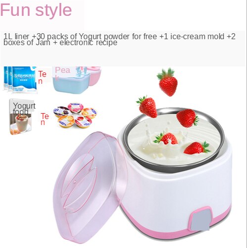 Y-SA11 Mini Joghurt Maschine Haushalt Voll Automatische Edelstahl Liner Teilt Tasse Echten: Spaß / CN
