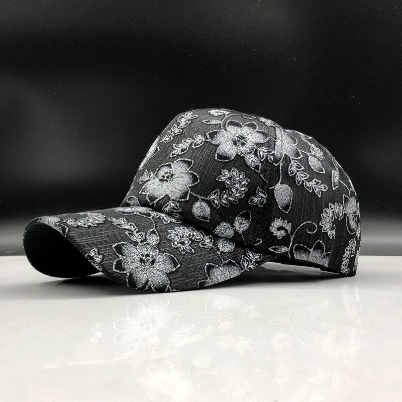 Vrouwen Baseball Cap Schilderij Borduurwerk Bloem Meisjes Snapback Hoeden Vrouw Vrouwelijke Cap Mesh Zomer Zonnehoed