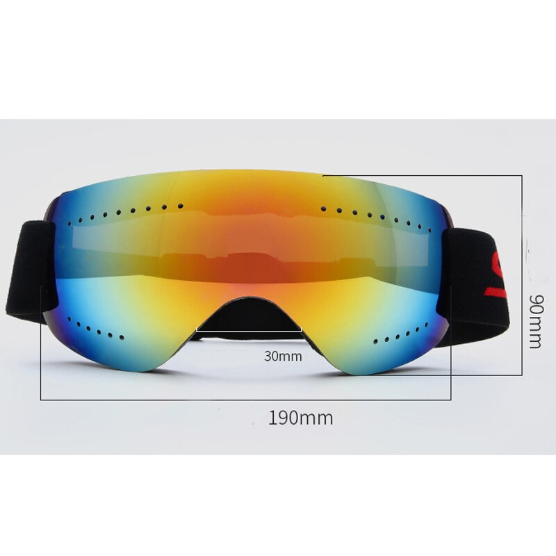 Snowboard Goggles Uv-bescherming Snowboard Skate Ski Brillen Glazen Masker Winddicht Outdoor Fietsen Winter Sport Skiën Goggles