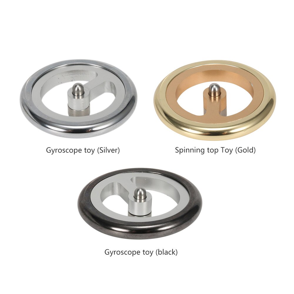 Spinning Balance Toy Precision Gyroscope Educational Toys Mesmerizing Optical Illusion Desk Toy Pocket Balancing Coin Spinner