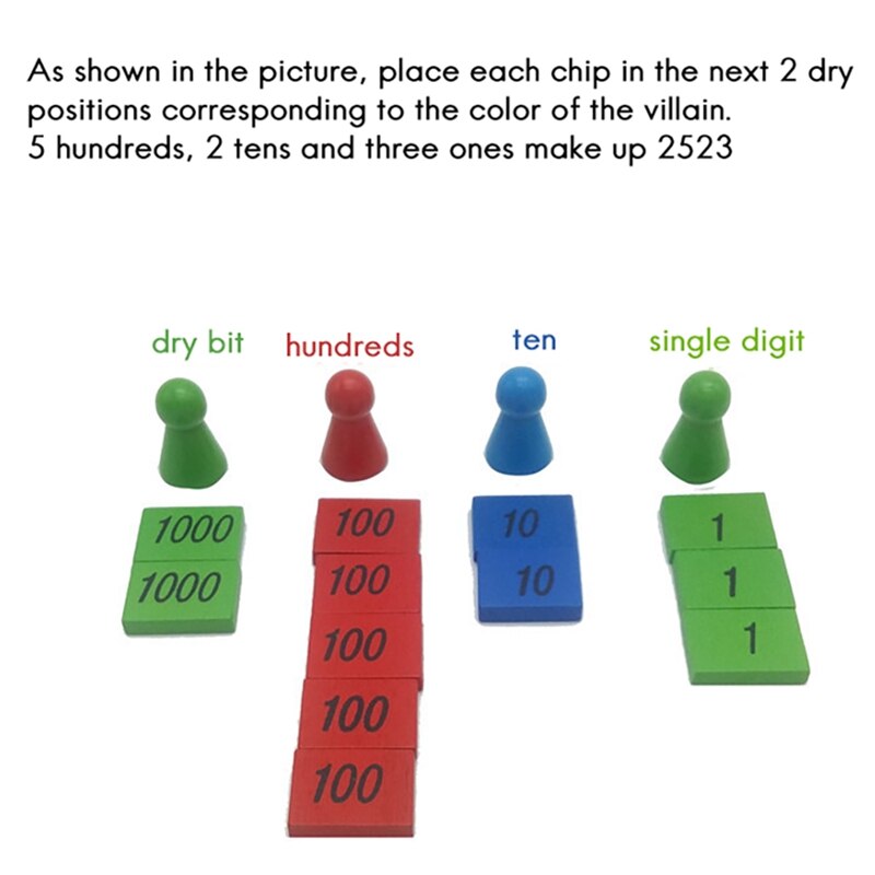 Baby Toy Beech Stamp Game Math for Early Childhood... – Vicedeal