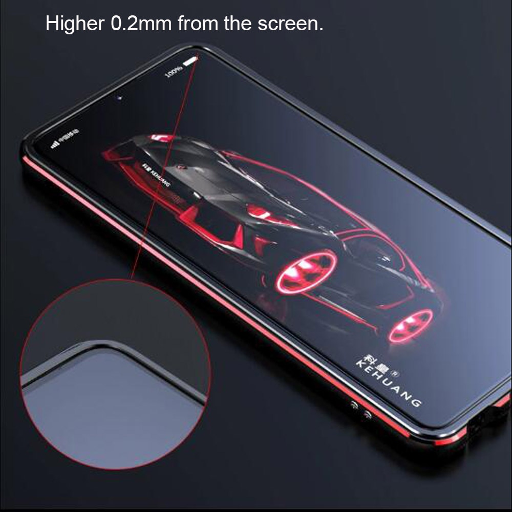 Para Huawei P30 Pro funda de lujo Original de aluminio brillante protector de parachoques P30 Lite funda de Metal marco P30 funda de coque