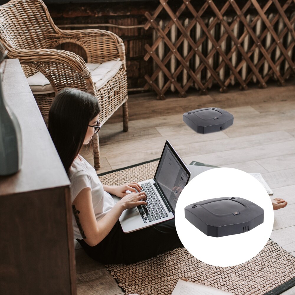 Mini Floor Mopping Robot Useful Mini Smart Clean Machine Home Floor Cleaner: Black