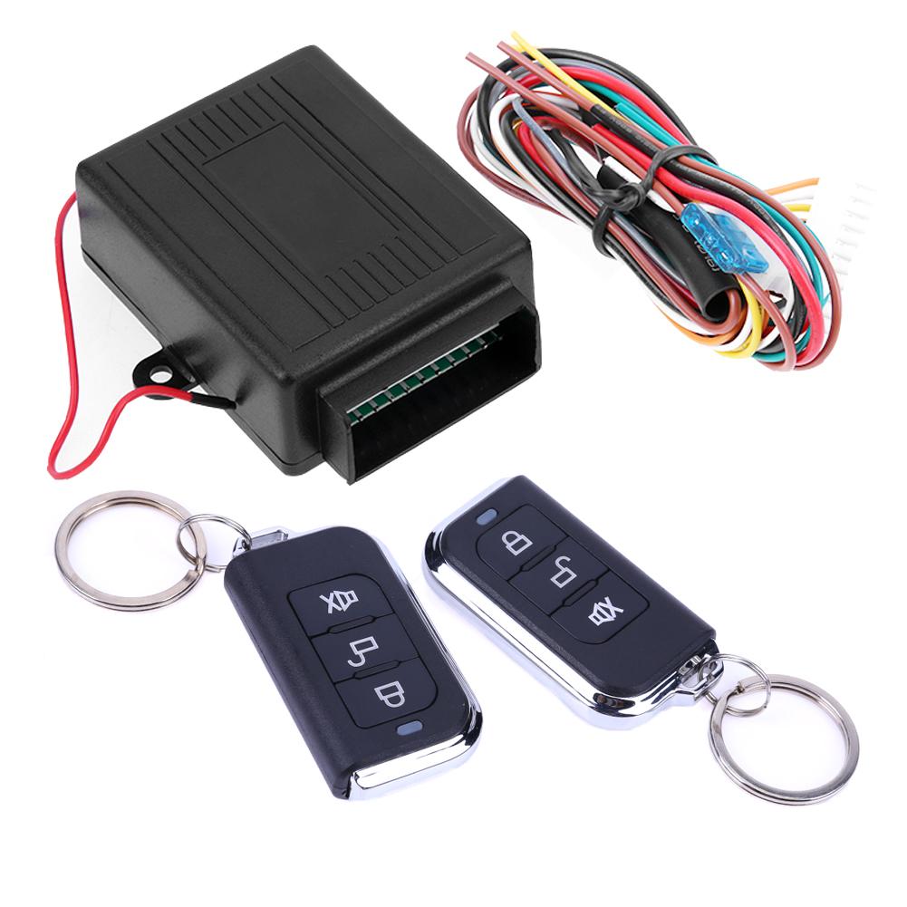Vodool Auto Alarmsystemen Auto Centrale Kit Deurvergrendeling Locking Vehicle Keyless Entry Systeem Met Remote Controllers Nieuw