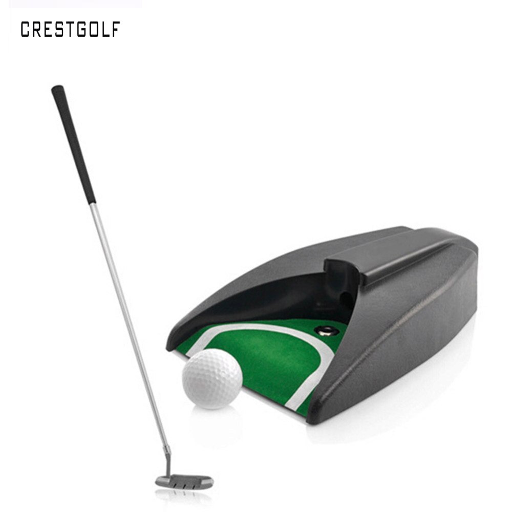 CRESTGOLF Golf Auto Return System Putt Golfing Training Golf Ball Kick Back Automatic Return Putting Cup Device
