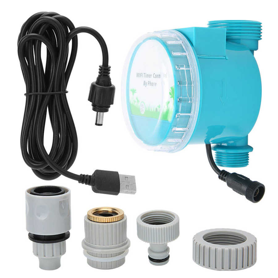 garden water timers 5V WIFI Phone Remote Irrigation Watering Controller Solenoid Valve Controllers for Garden irrigator: Type2