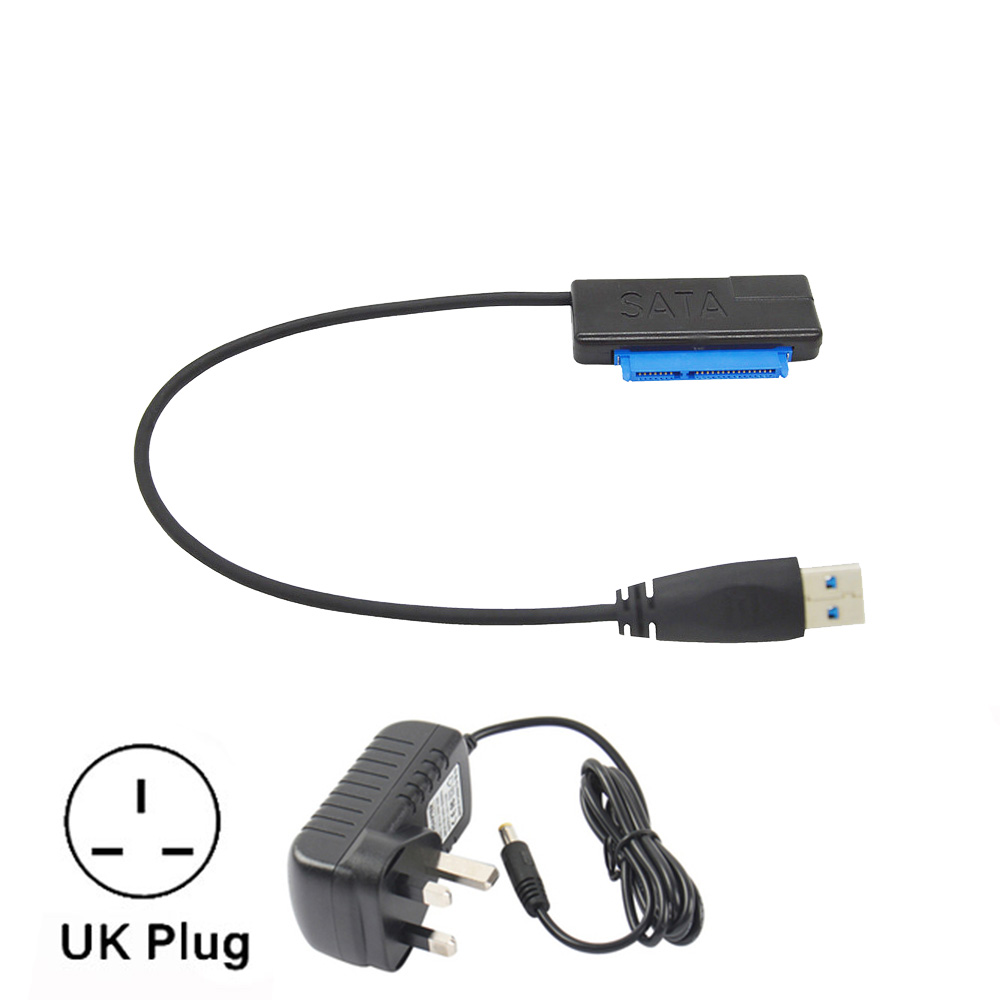 SATA til USB 3.0 Adapter - Kabel op til 6 Gbps til 2.5"/3.5" Ekstern SSD HDD SATA3