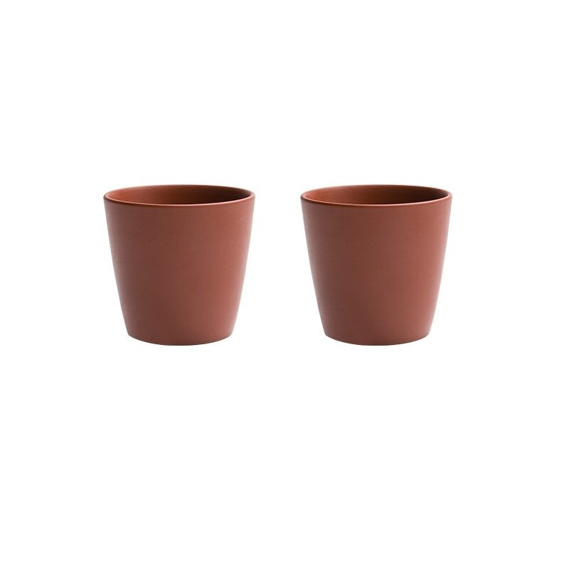 CHANSHOVA-taza de té de cerámica de arcilla púrpura de estilo retro chino, pequeñas tazas de café, juego de té sencillo, 100ml, H549: 2
