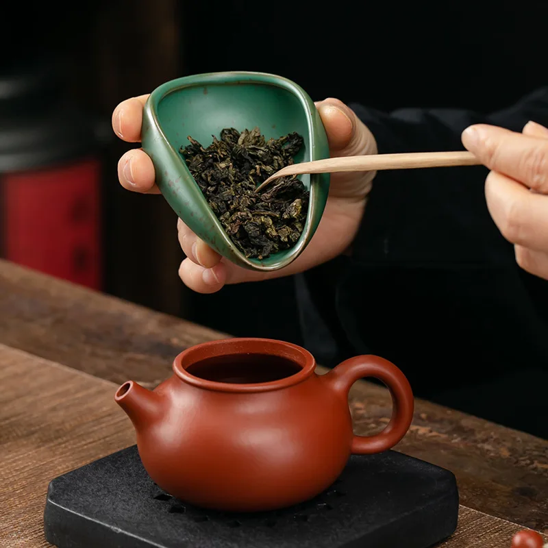 Plateau à mesurer les grains de café, plat à grains en céramique, tasse à mesurer en céramique pour poudre de café, accessoires pour café et thé pour la maison et le Restaurant