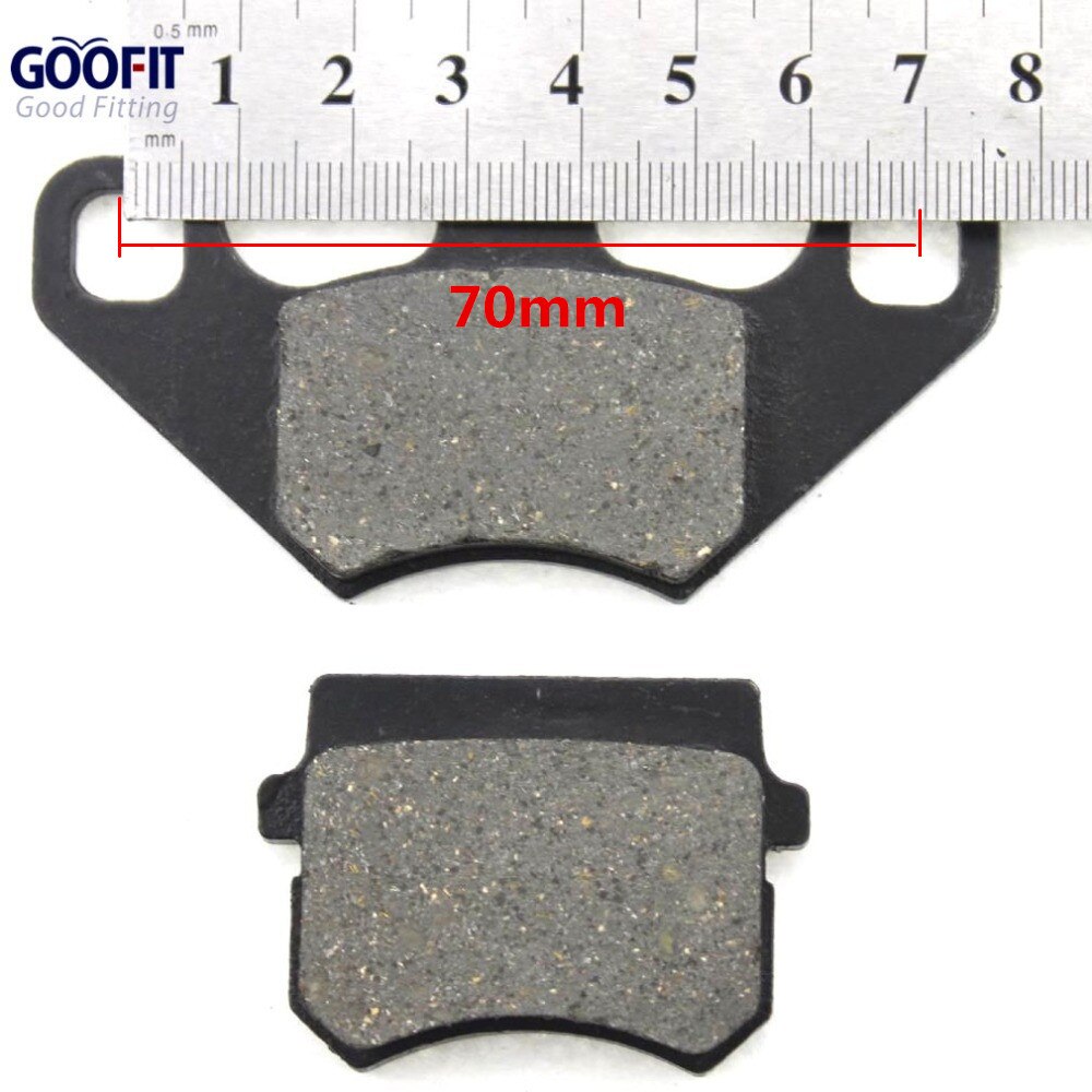 GOOFIT Schijfrem Pad voor 50cc 70cc 90cc 110cc 125cc ATV Go Kart Quad Bikes Dune Buggy 4 Wheeler C029-016