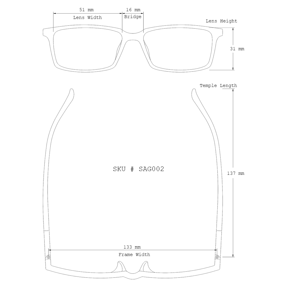 Acetate Plastic Full Frame Oval Prescription Spectacles Women Reading Glasses