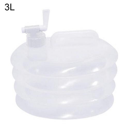 3L 5L 8L 10L 15L Outdoor Inklapbare Opvouwbare Water Tassen Container Camping Wandelen Draagbare Survival Water Opslag Carrier Bag: 3L