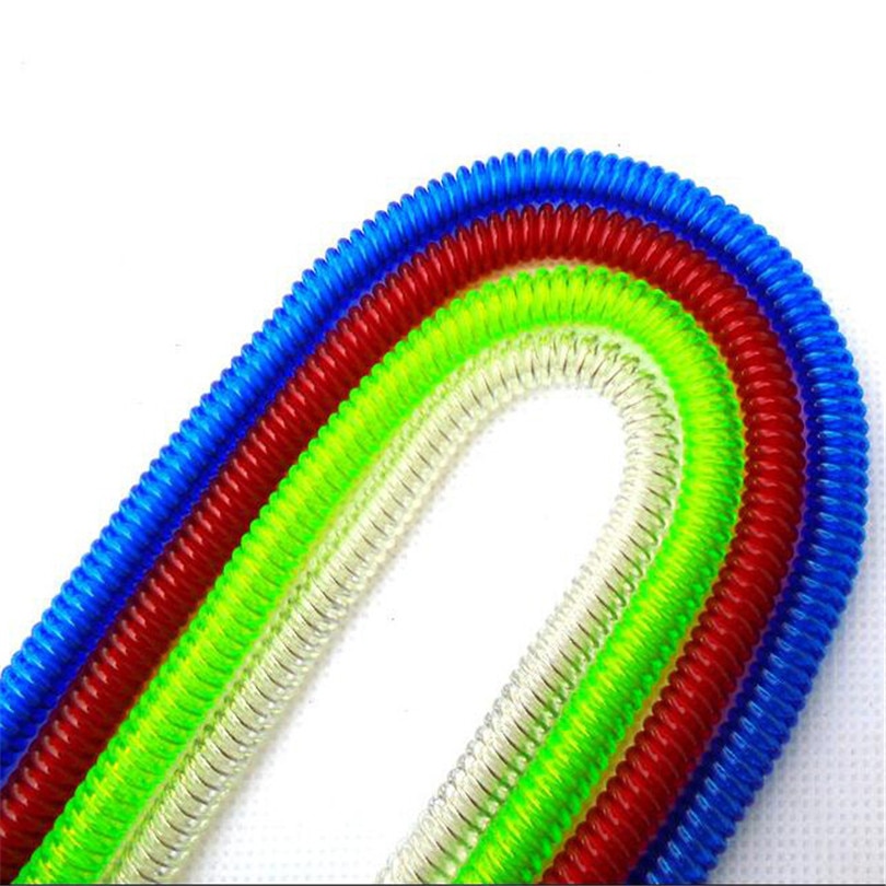 Cuerdas largas en espiral elásticas para evitar pérdidas, cuerda de retención, herramienta de seguridad para Kayak, aparejos de pesca, cajas de línea al aire libre, 3M-20M 1ps