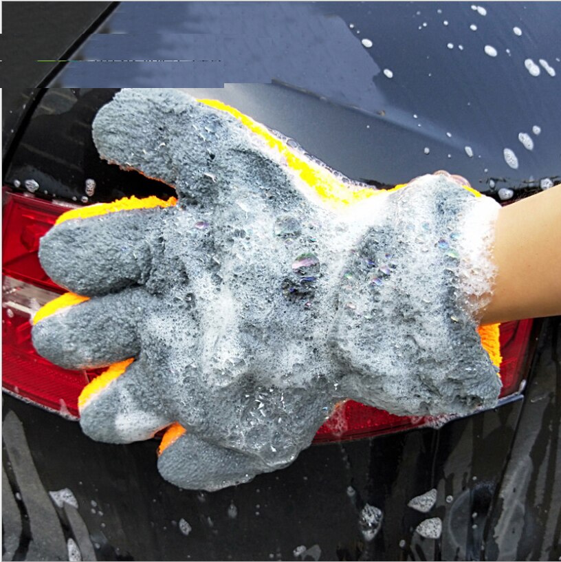 1 Pc Ultra-Luxe Microfiber Car Wash Handschoenen Car Cleaning Tool Thuisgebruik Multifunctionele Borstel Detaillering