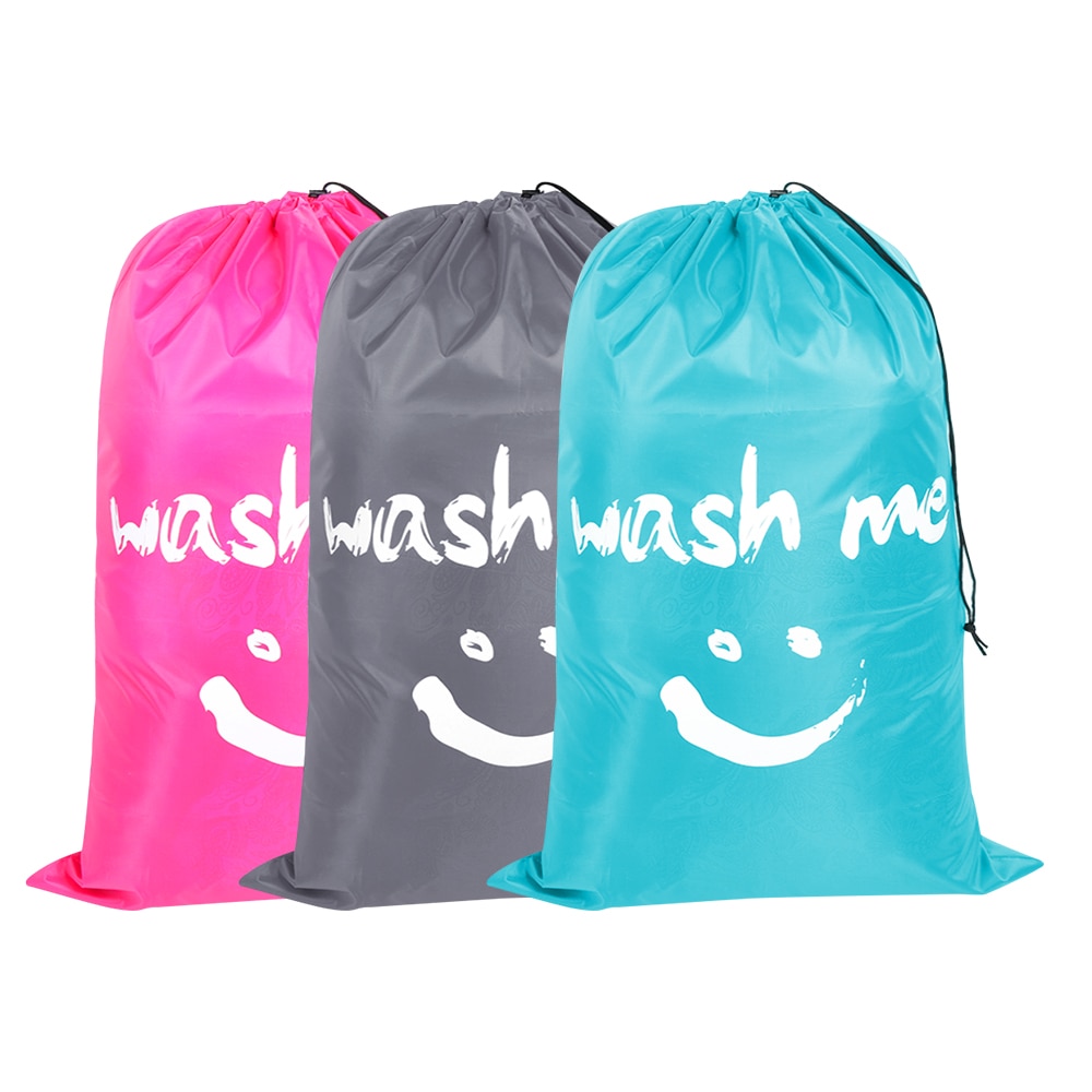 61X91Cm Nylon Waszak Wassen Travel Opslag Pouch Machine Wasbaar Vuile Kleren Organisator Wassen Tasje