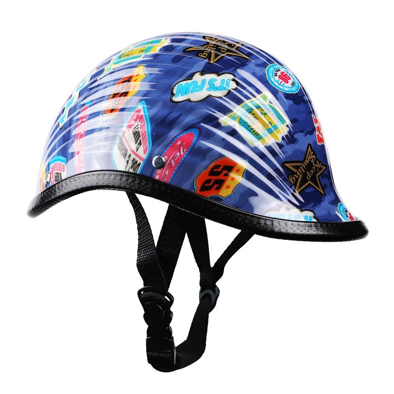 motorcycle helmet half face helmet helmet vintage retro cascos para moto Bike Scooter Racer Protective Hard Hat-Safety Unisex: Yellow
