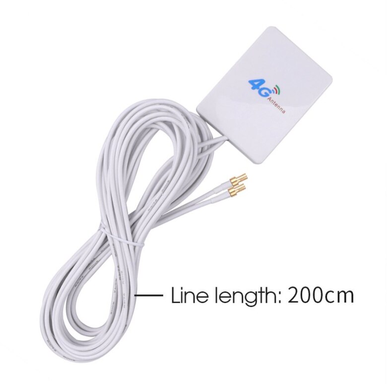 kebidumei 28dBi 4g LTE Pannel Antenna WIFI 4g Antenna TS9/SMA-M/CRC9 Connector for Huawei 3G 4G LTE Modem Aerial for ZTE Router