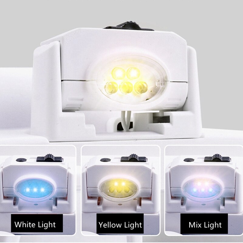 Hoofdband Vergrootglas 1.5X-11X Helm Verrekijker Eyewear Vergrootglazen Derde Hand Loupe Met Led Voor Repareren Borduurwerk