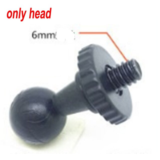 Mini 6mm Schraube Kopf Auto Montieren Kamera Halfter DVR DV GPS Stand Auto Video 3M Aufkleber Halfter Auto Styling Klebstoff Stativ Halfter: nur Kopf