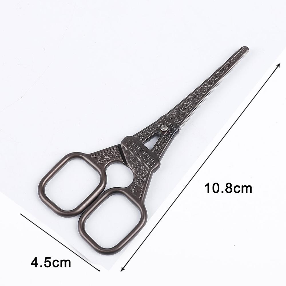 1pcs Exquisite Stainless Steel Antique Scissors European Retro Classic Craft Sewing Handicraft Scissor DIY Stitch Tools: Style 15