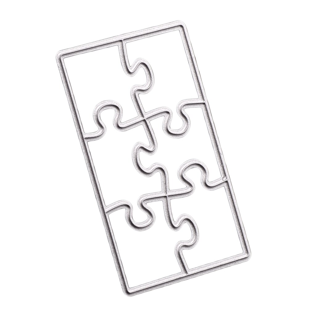 Metal Stencils Die-Cutting Jigsaw Puzzle Template For DIY Card Making Tools