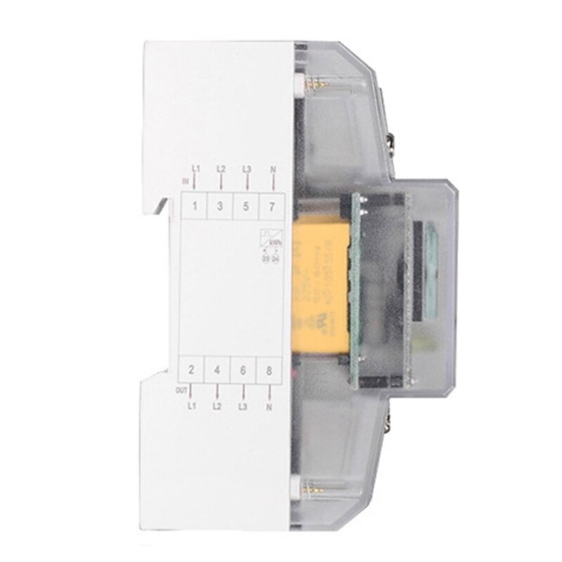 3 Phase 4 Wire Electronic Power Consumption Energy Meter LCD Digital Backlight