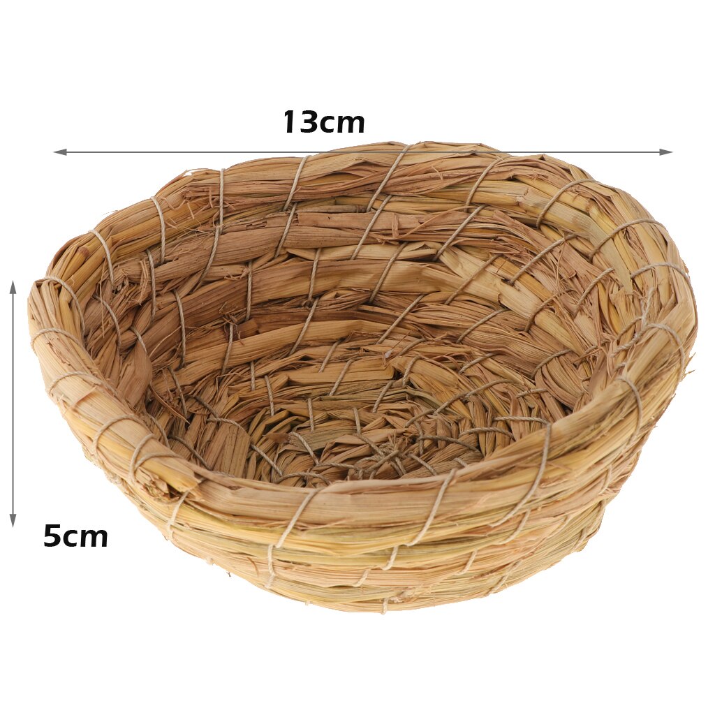 Woven Grass Bird Nest Birdhouse/Hatching Breeding House for Swallow