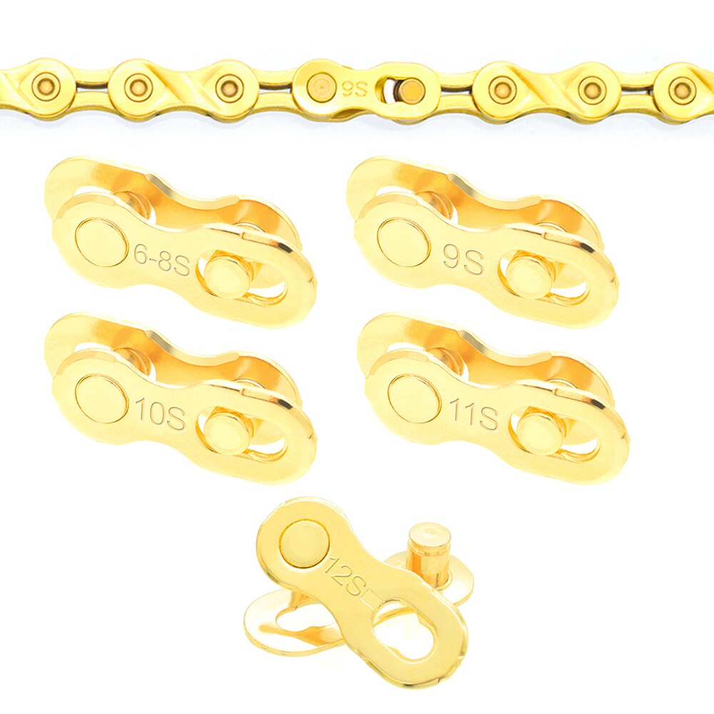 10pcs 6/9/10/11/12 Speed Bicycle Chain Link Connector JointMagic Button Speed Quick Master Link Chain Mountain Bike Accessories