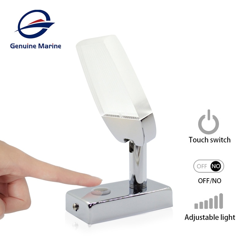 12v touch läslampa med usb laddningsport  rv 3w inre lampor led ljus för husbil rv husvagn båt