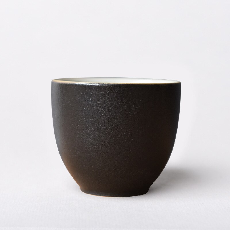 Ceramic Porcelain Tea Cup Teaware Kung Fu Tea Set Teacup Japanese Kiln Changed Tea Cup Set Tea Set Cup Kungfu Tea Set: black